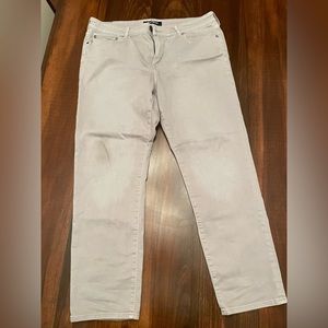 Express Men Slim Light Gray Pant 36x30